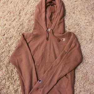 dusty rose pink champion sweatshirt hoodie